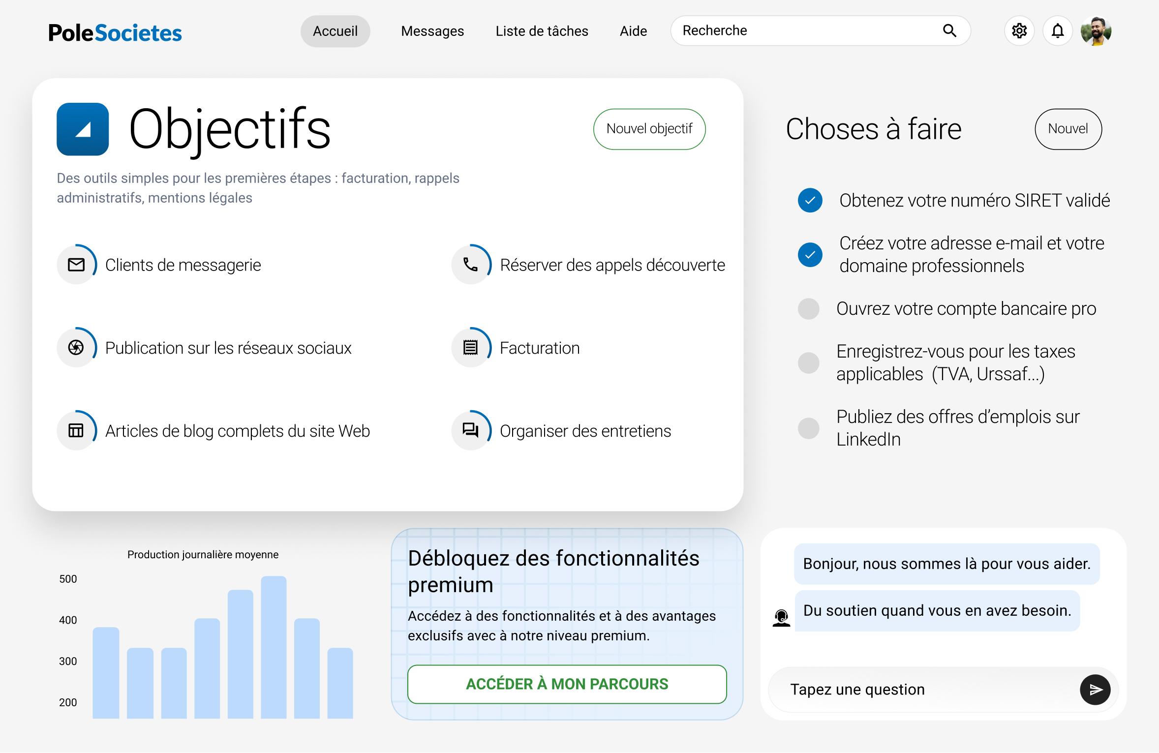 Pôle Académie Dashboard