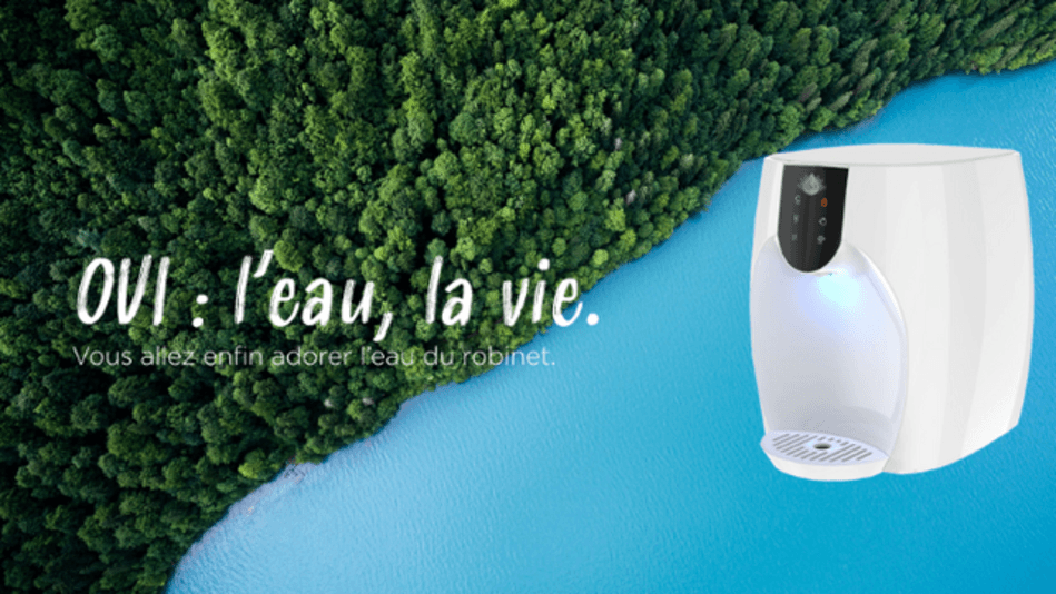 Ovibar : une fontaine à eau filtrante innovante